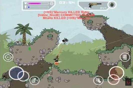 Trick Doodle Army 3 Mini Militia New screenshot 2