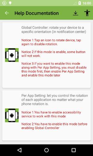 Screen Rotation Controller screenshot 4