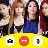Black pink Video call you: Fake Video Call icon
