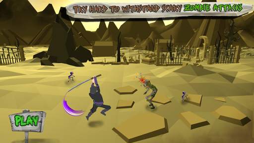 Ninja Warrior Vs Zombie screenshot 3