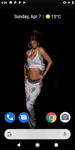 Hip Hop Dancer Girl Video Wallpaper screenshot 1