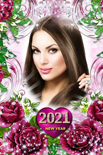 Happy New Year Photo Frame 2021 screenshot 1