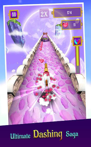 🦄 My little unicorn runner 3D screenshot 2