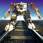 Battle Robot Train Adventures Game: Railroad Rush logo