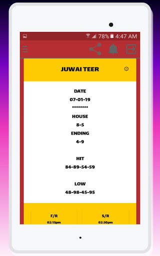 Triple Tips : Lotto Thai Teer Tips and Ratan Satta screenshot 14