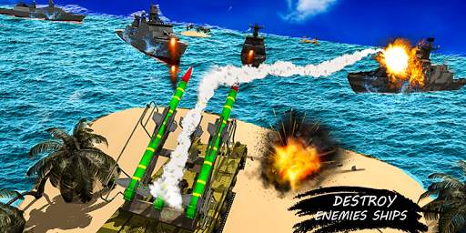 Missile Launcher Battleship:Island Naval Attack screenshot 2