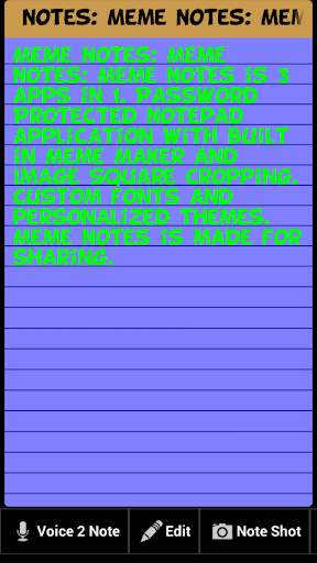 Meme Notes - 3 Apps In 1 screenshot 4
