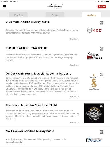 All Classical Portland App screenshot 10