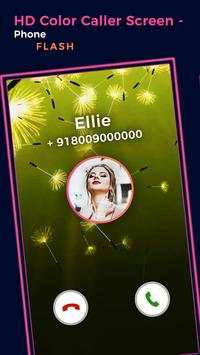 HD Color Caller Screen - Phone Flash 1 تصوير الشاشة