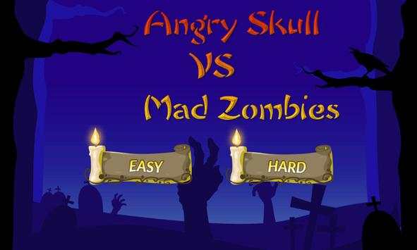 Angry Skull VS Mad Zombies screenshot 1