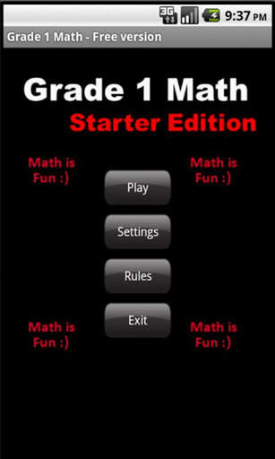 Grade 1 Math - Starter Edition screenshot 1