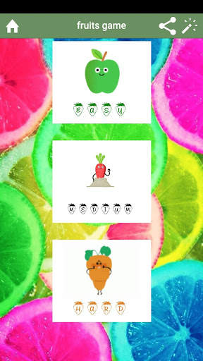 fruits game screenshot 1