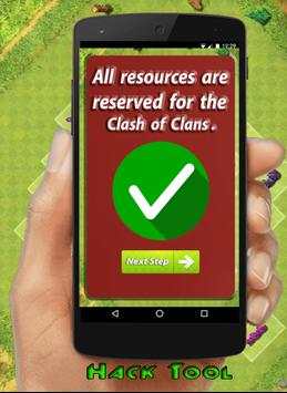 Cheat for Clash of Clans - COCPrank! screenshot 3