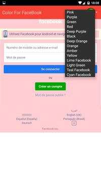 Multi Color Theme For Facebook screenshot 2