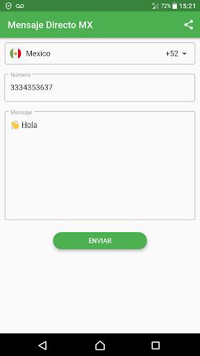 Mensaje Directo MX: Envía WA sin agregar contactos screenshot 2