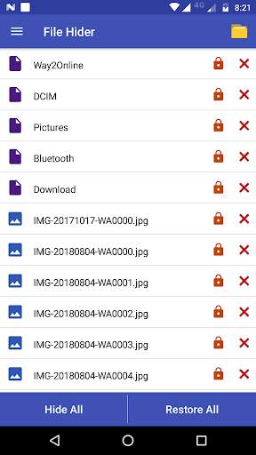 File Hider Lite screenshot 1
