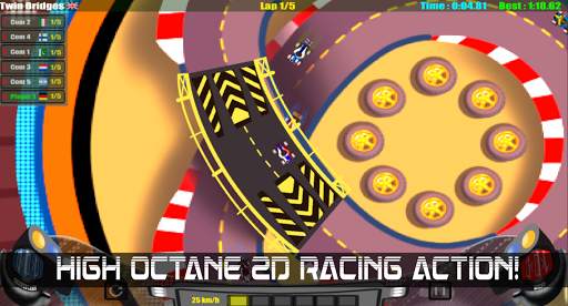 Sprint Racer - 2D Arcade Slot Racing screenshot 1