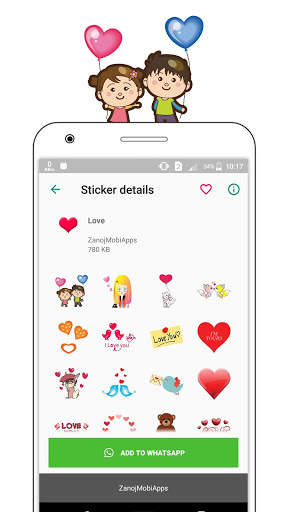 ❤️Love, 😊 Emoji & 👧Cute Girl Stickers (10 packs) screenshot 3