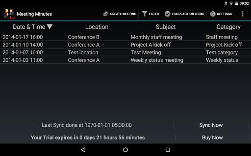 Meeting Minutes Trial screenshot 9