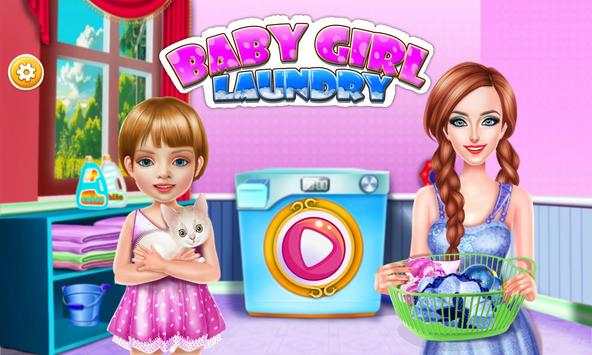 Wash laundry games for girls screenshot 1