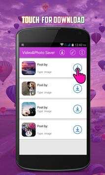 Photo And Video Saver for Instagram 2018 screenshot 2