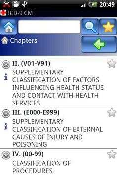 ICD-9 CM Lite screenshot 2