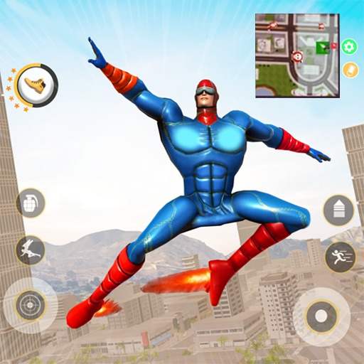 Spider iron Rope Man hero – Crime City Simulator 1