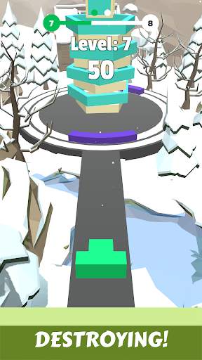 Stacky Tower Breaker: Fire Shooting Stack Ball 3D screenshot 6