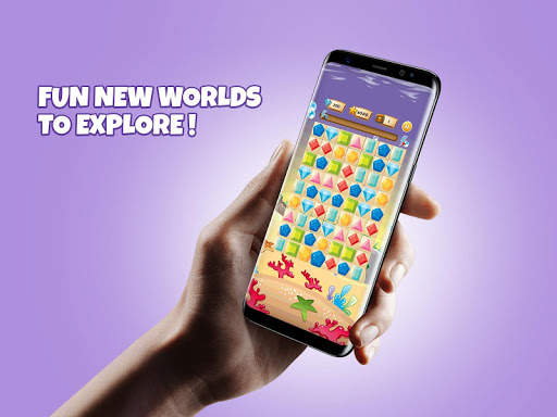 Mermaid World match-3 screenshot 2