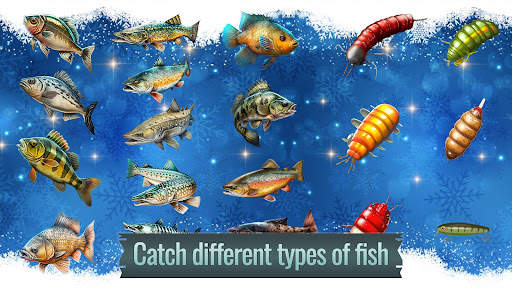 Ice fishing game. Catch bass. screenshot 3