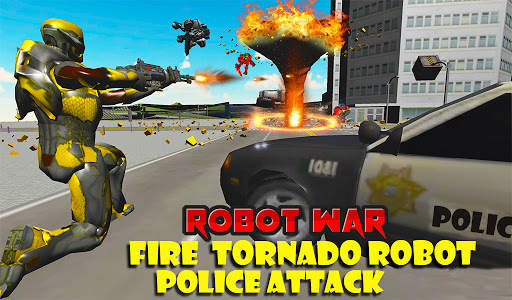 Tornado Robot Car Simulator screenshot 12