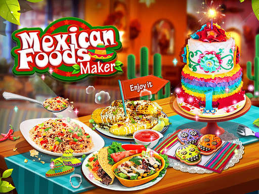 Mexican Foods Maker - Free Fiesta Cooking Games screenshot 1