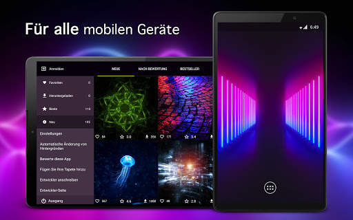 Neon Hintergrundbilder 4K screenshot 5