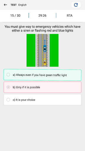 RTA Driving theory test screenshot 3