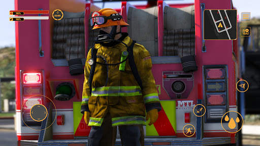 Fire Truck Driving Games 2022 screenshot 4
