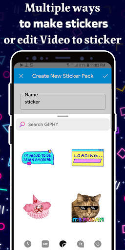 Animated Sticker Maker Whats‏ screenshot 2