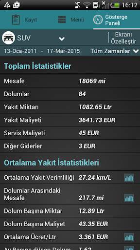 Simply Auto - araç bakım screenshot 19