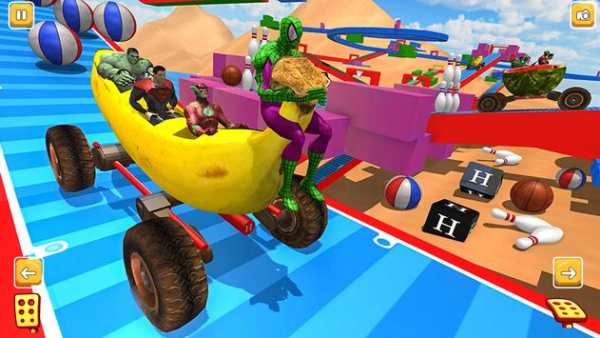 Superhero Apple Car Racing Games Android (Beta) screenshot 8