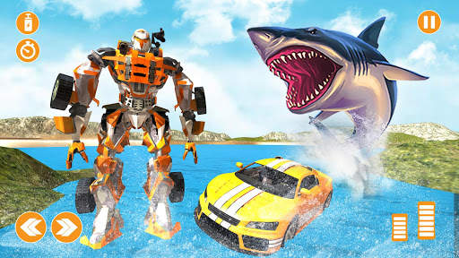 Underwater Shark Attack Transform Robot Car 2020 2 تصوير الشاشة