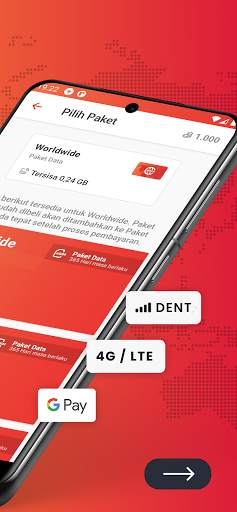 DENT: Paket data eSIM & isi ulang semua telepon screenshot 2
