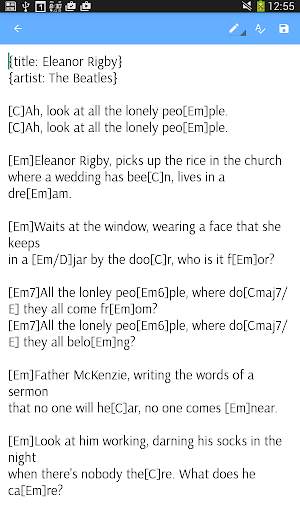 ChordPro SongBook screenshot 2