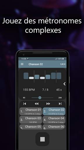 Camtronome - métronome, caméra screenshot 5