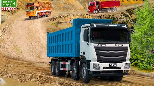 Uphill Logging Truck Simulator screenshot 2