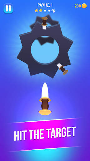 Knives out: knife 3D hit games screenshot 1