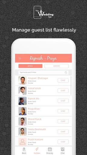 The Wedding App screenshot 1