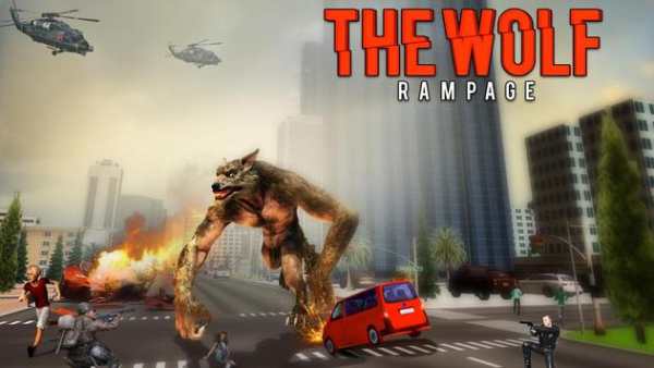 The Angry Wolf Simulator : Werewolf Games screenshot 5