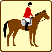 horse riding game icon