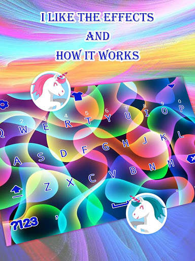 Cool Color Keyboard Theme for Girls screenshot 3
