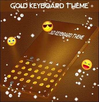 Gold Keyboard Theme screenshot 2
