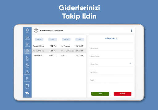 AyPOS: Araç Yıkama ve Bakım İşyeri Satış Sistemi screenshot 2